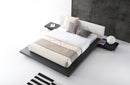 Modrest Opal Modern Wenge & White Platform Bed