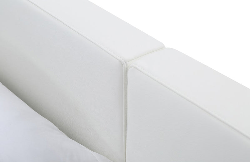 Modrest Opal Modern Wenge & White Platform Bed