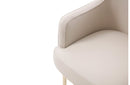 Modrest Tyler Modern Grey & Gold Dining Chair