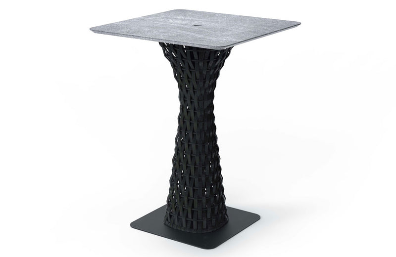 Oasi Outdoor bar table with STONE top