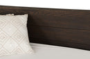 Modrest Selma Modern Dark Aged Oak Bed