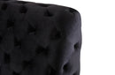 Modrest Legend Modern Black Velvet & Gold Bed
