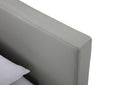 Modrest Opal Modern White & Grey Platform Bed