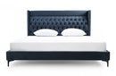 Modrest Wales Modern Blue Fabric Bed