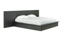 Modrest Manchester Contemporary Platform Dark Grey Bed with Drawers