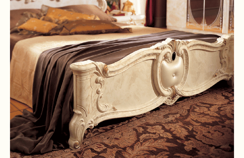Barocco Ivory Bed