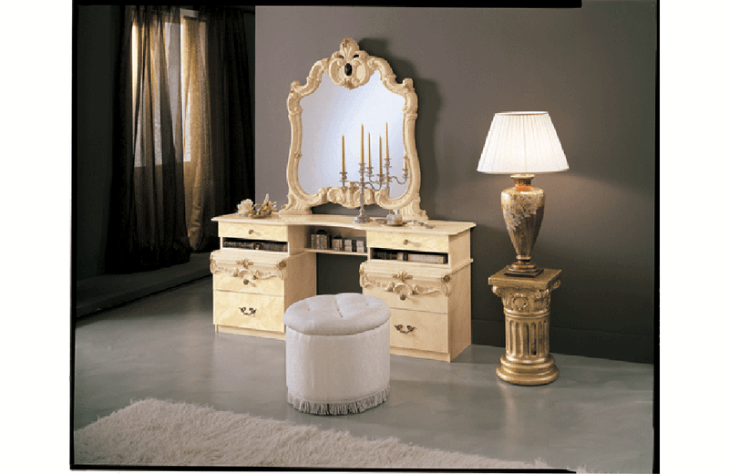 Barocco Ivory Vanity Dresser