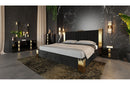 Modrest Token Modern Black & Gold Bed
