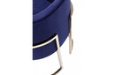 Modrest Betsy Modern Navy Blue Velvet + Gold Kids Chair