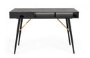 Modrest Billy Modern Black Oak & Gold Desk