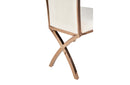 Modrest Bonnie Beige Velvet & Rose Gold Dining Chair (Set of 2)