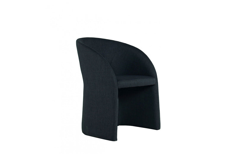 Modrest Brea Charcoal Fabric Dining Chair