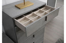 Modrest Buckley Modern Grey Crackle Chest