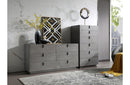 Modrest Buckley Modern Grey Crackle Chest