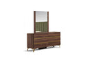 Nova Domus Calabria Modern Walnut Mirror