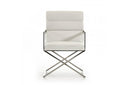 Modrest Capra Modern White Leatherette Dining Chair