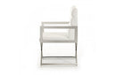 Modrest Capra Modern White Leatherette Dining Chair