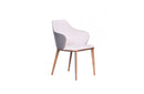 Modrest Megan Modern Beige & Grey Dining Chair