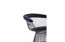 Modrest Chandler Modern Black Velvet & Black Stainless Steel Dining Chair