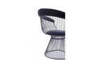 Modrest Chandler Modern Black Velvet & Black Stainless Steel Dining Chair