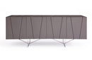 Modrest Chrysler Modern Grey High Gloss Buffet