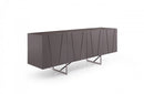 Modrest Chrysler Modern Grey High Gloss Buffet