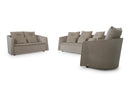 Kelly Modern Beige Fabric Sofa Set