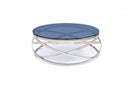 Modrest Tulare Contemporary Smoked Glass Coffee Table