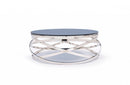 Modrest Tulare Contemporary Smoked Glass Coffee Table