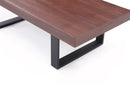 Modrest Lola Modern Walnut Coffee Table