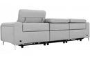 Divani Casa Cyprus Contemporary Grey Fabric Sofa w/ Electric Recliners