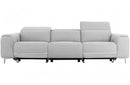 Divani Casa Cyprus Contemporary Grey Fabric Sofa w/ Electric Recliners