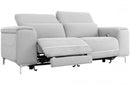 Divani Casa Cyprus Contemporary Grey Fabric Loveseat w/ Electric Recliners
