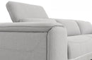 Divani Casa Cyprus Contemporary Grey Fabric Loveseat w/ Electric Recliners