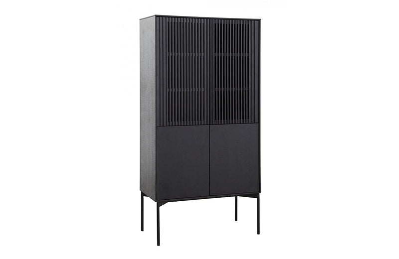 Modrest Dawes Modern Black Oak Tall Buffet