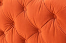 Divani Casa Delilah - Modern Orange Fabric Sofa Set