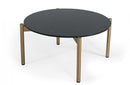 Modrest Denzel Black Marble + Gold Coffee Table