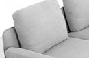 Divani Casa Dolly Modern Light Grey Loveseat
