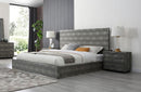Modrest Dynasty Modern Shagreen Eastern King Bed