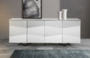 Modrest Ely Modern White High Gloss Buffet