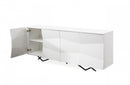 Modrest Ely Modern White High Gloss Buffet