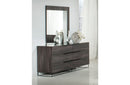 Nova Domus Enzo Italian Modern Grey Oak Mirror