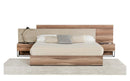Nova Domus Matteo Italian Modern Walnut & Fabric Bedroom Set