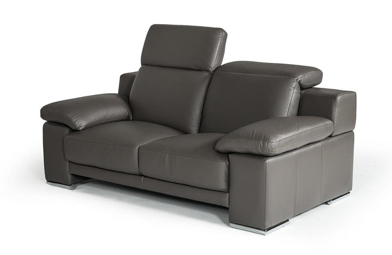 Derek Modern Leather Sofa Set