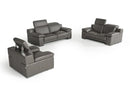 Derek Modern Leather Sofa Set