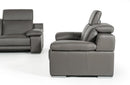 Derek Modern Leather Sofa Set
