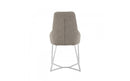Stark - Modern Light Grey Fabric Dining Chair (Set of 2)