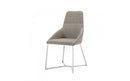 Stark - Modern Light Grey Fabric Dining Chair (Set of 2)