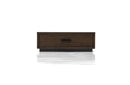 Nova Domus Fantasia Dark Walnut/Dark Grey Bed and Two Nightstands