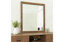 Nova Domus Fantasia Contemporary Walnut Mirror